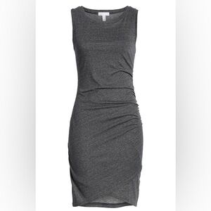 Leith Ruched dress in Charcoal size Small